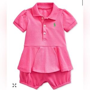 Ralph Lauren Pink Kids One Piece